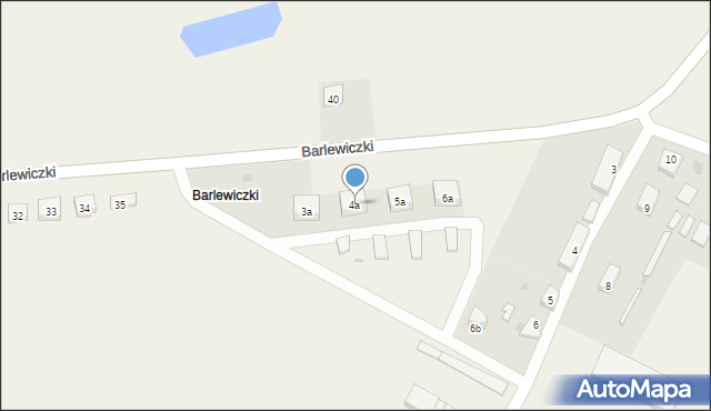 Barlewiczki, Barlewiczki, 4a, mapa Barlewiczki