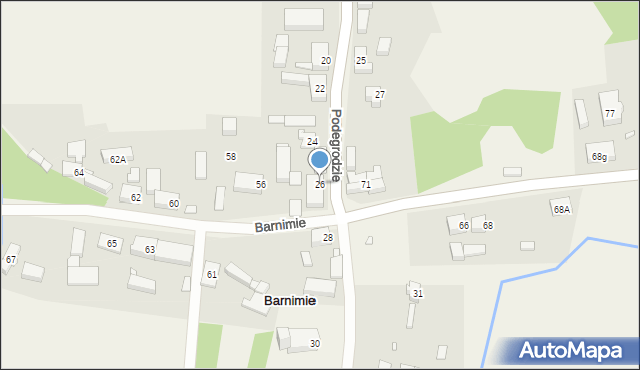 Barnimie, Barnimie, 26, mapa Barnimie