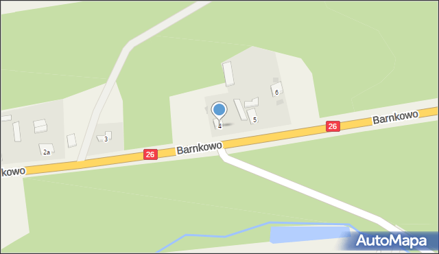 Barnkowo, Barnkowo, 4, mapa Barnkowo