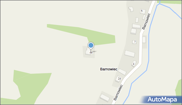 Barnowiec, Barnowiec, 4a, mapa Barnowiec