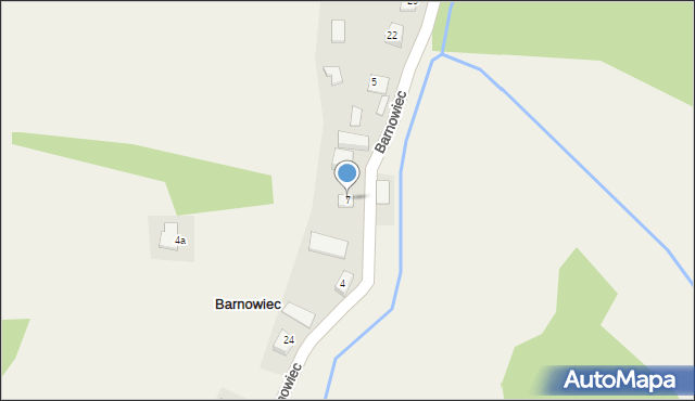 Barnowiec, Barnowiec, 7, mapa Barnowiec