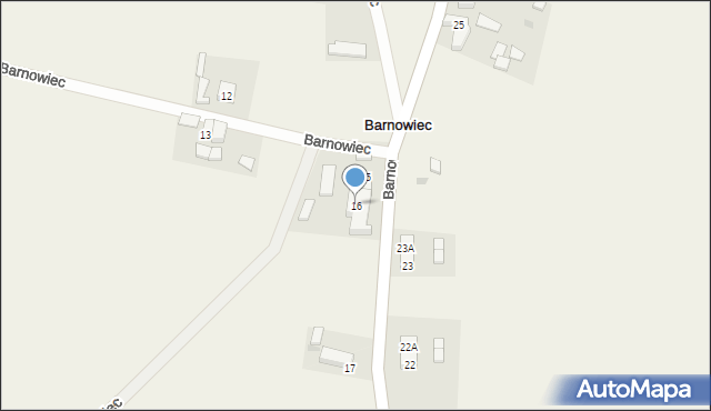 Barnowiec, Barnowiec, 16, mapa Barnowiec