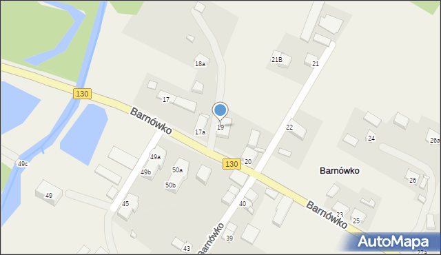 Barnówko, Barnówko, 19, mapa Barnówko