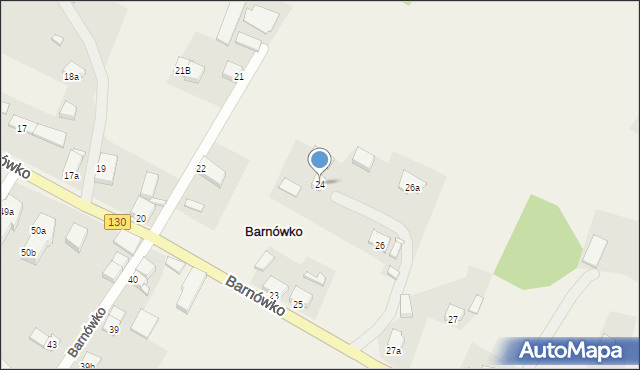 Barnówko, Barnówko, 24, mapa Barnówko