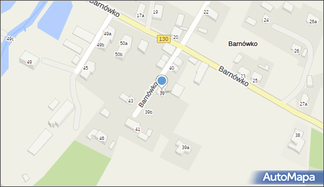 Barnówko, Barnówko, 39, mapa Barnówko