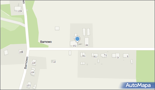 Barnowo, Barnowo, 4/2, mapa Barnowo
