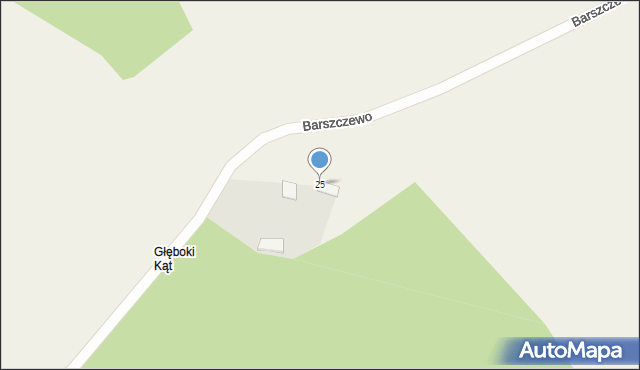 Barszczewo, Barszczewo, 25, mapa Barszczewo