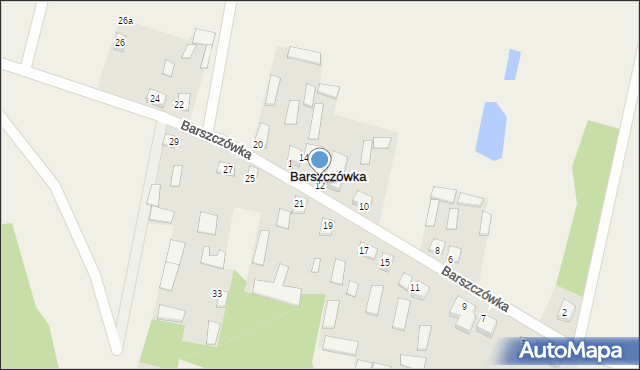 Barszczówka, Barszczówka, 12, mapa Barszczówka