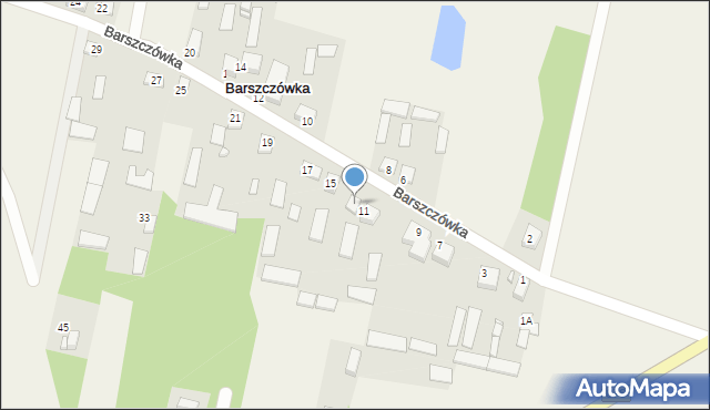 Barszczówka, Barszczówka, 13, mapa Barszczówka