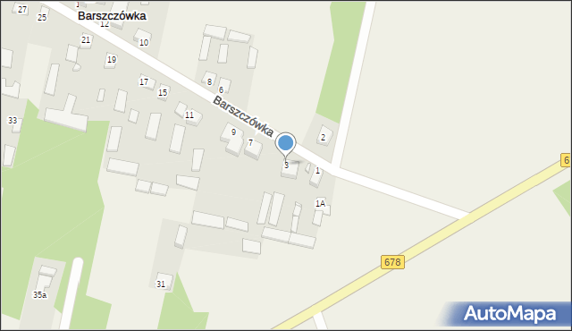 Barszczówka, Barszczówka, 3, mapa Barszczówka