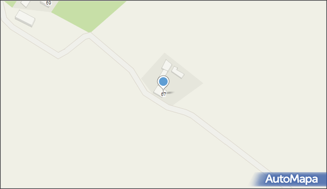 Bartąg, Bartąg, 67, mapa Bartąg