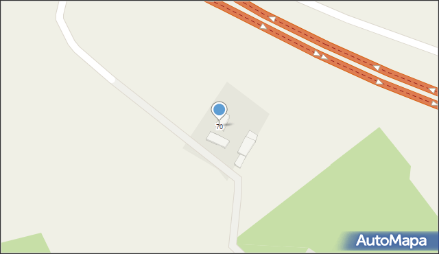 Bartąg, Bartąg, 70, mapa Bartąg