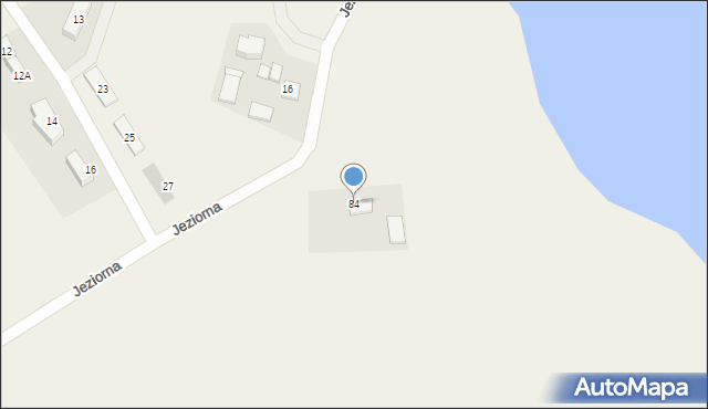 Bartąg, Bartąg, 84, mapa Bartąg