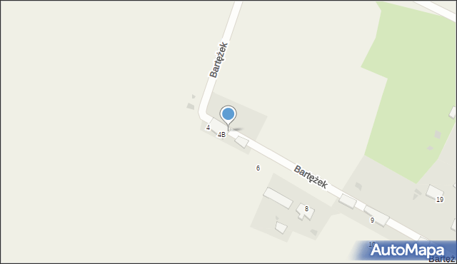 Bartężek, Bartężek, 4C, mapa Bartężek