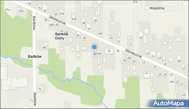 Bartków, Bartków, 35, mapa Bartków