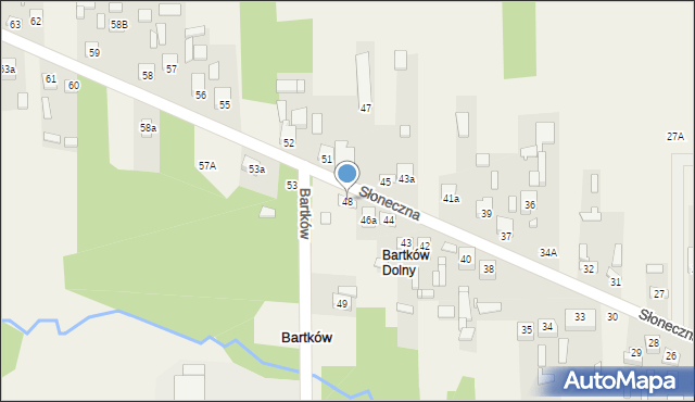 Bartków, Bartków, 48, mapa Bartków