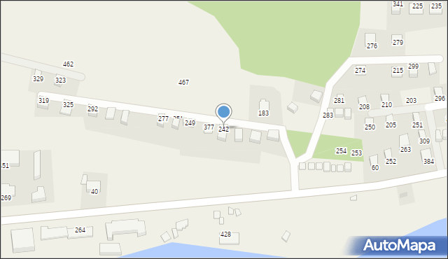 Bartkowa-Posadowa, Bartkowa-Posadowa, 242, mapa Bartkowa-Posadowa