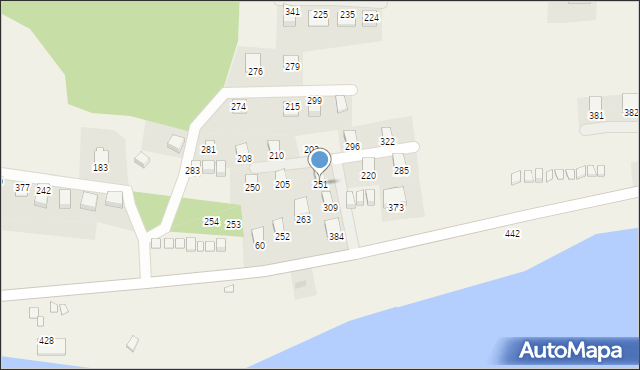 Bartkowa-Posadowa, Bartkowa-Posadowa, 251, mapa Bartkowa-Posadowa
