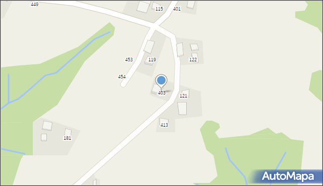 Bartkowa-Posadowa, Bartkowa-Posadowa, 403, mapa Bartkowa-Posadowa