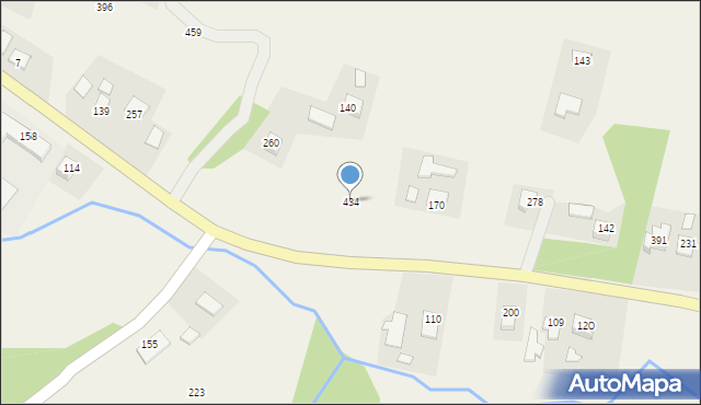 Bartkowa-Posadowa, Bartkowa-Posadowa, 434, mapa Bartkowa-Posadowa