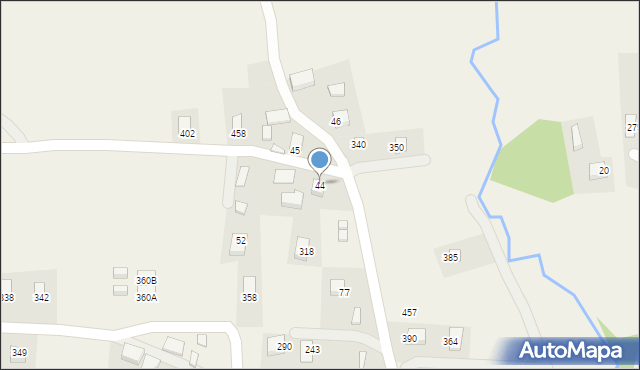 Bartkowa-Posadowa, Bartkowa-Posadowa, 44, mapa Bartkowa-Posadowa