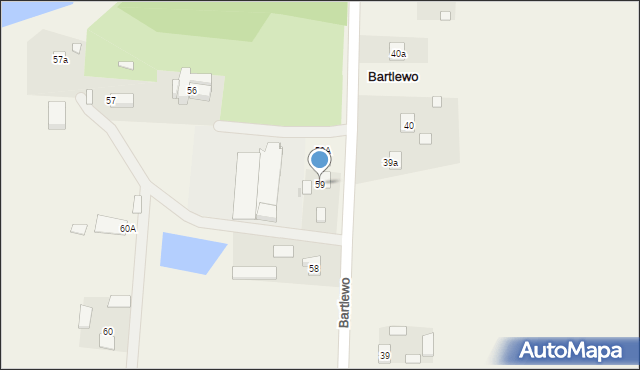 Bartlewo, Bartlewo, 59, mapa Bartlewo