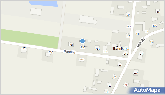 Bartniki, Bartniki, 24C, mapa Bartniki