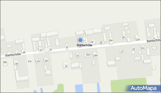 Bartochów, Bartochów, 30, mapa Bartochów