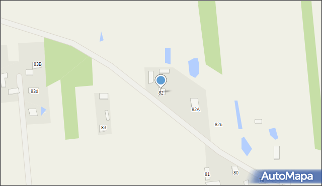 Bartodzieje, Bartodzieje, 82, mapa Bartodzieje