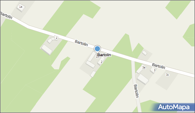 Bartolin, Bartolin, 2a, mapa Bartolin