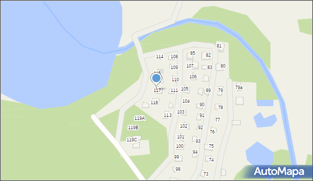 Bartołty Wielkie, Bartołty Wielkie, 117, mapa Bartołty Wielkie