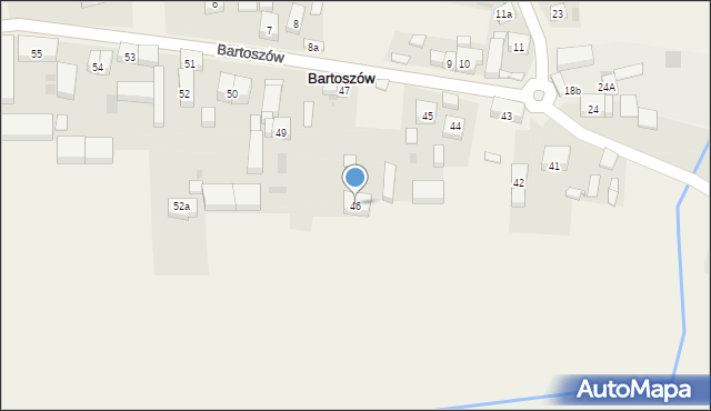 Bartoszów, Bartoszów, 46, mapa Bartoszów