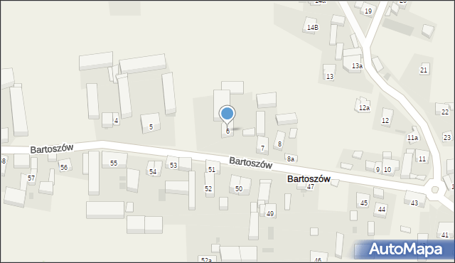 Bartoszów, Bartoszów, 6, mapa Bartoszów