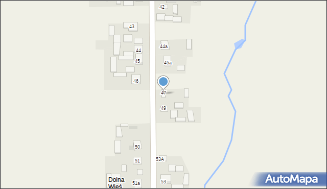 Bartoszowiny, Bartoszowiny, 48, mapa Bartoszowiny