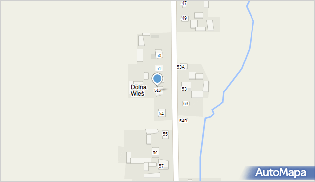 Bartoszowiny, Bartoszowiny, 51a, mapa Bartoszowiny