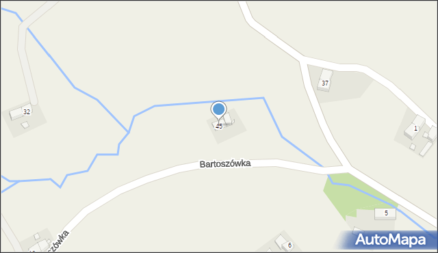 Bartoszówka, Bartoszówka, 45, mapa Bartoszówka