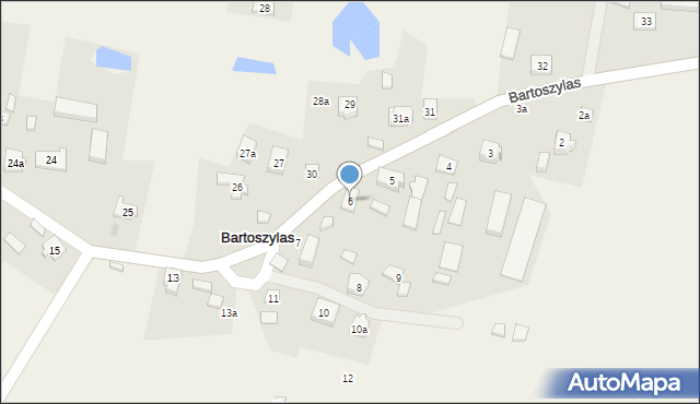 Bartoszylas, Bartoszylas, 6, mapa Bartoszylas