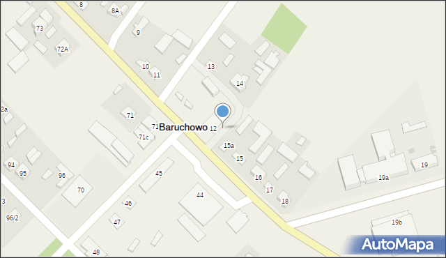 Baruchowo, Baruchowo, 12a, mapa Baruchowo