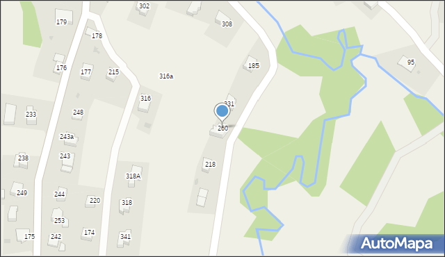Barwałd Górny, Barwałd Górny, 260, mapa Barwałd Górny