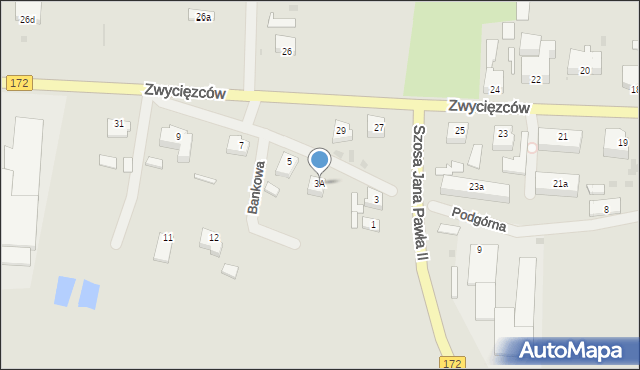 Barwice, Bankowa, 3A, mapa Barwice