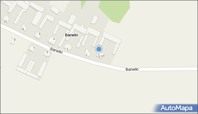 Barwiki, Barwiki, 1, mapa Barwiki