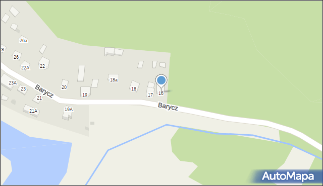 Barycz, Barycz, 16, mapa Barycz