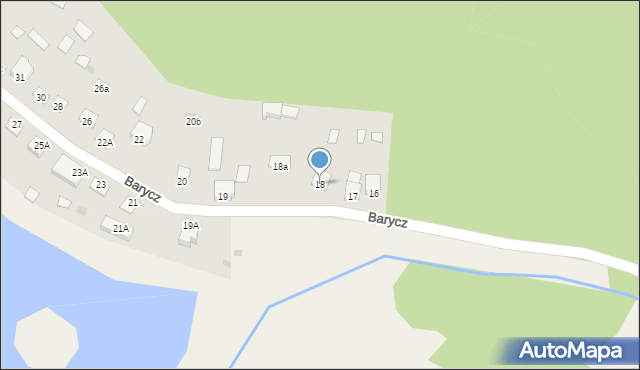 Barycz, Barycz, 18, mapa Barycz