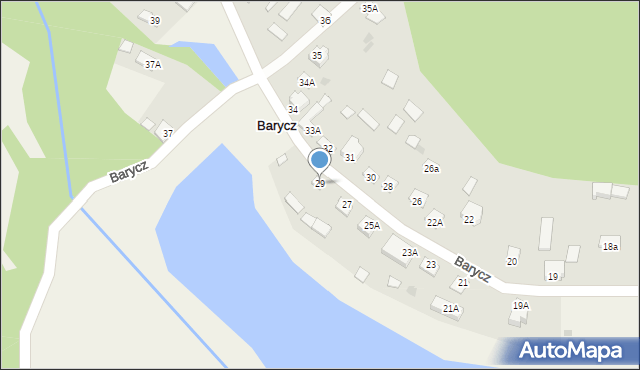 Barycz, Barycz, 29, mapa Barycz