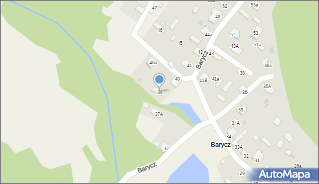 Barycz, Barycz, 39, mapa Barycz