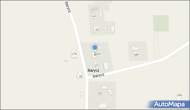 Barycz, Barycz, 16, mapa Barycz