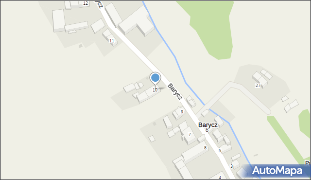 Barycz, Barycz, 10, mapa Barycz