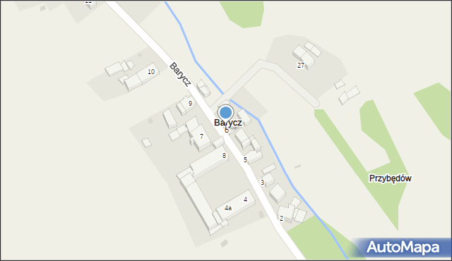 Barycz, Barycz, 6, mapa Barycz