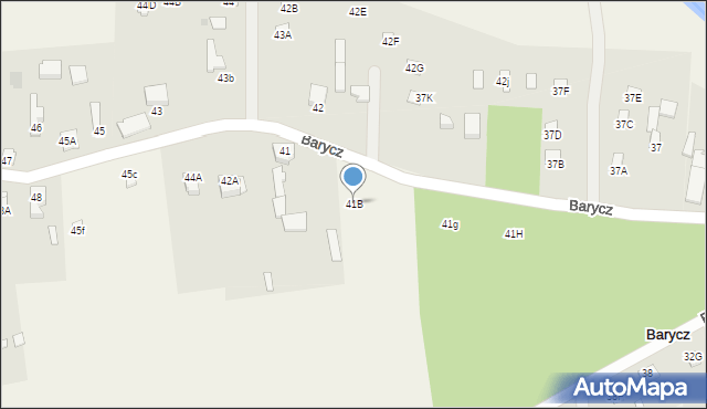 Barycz, Barycz, 41B, mapa Barycz