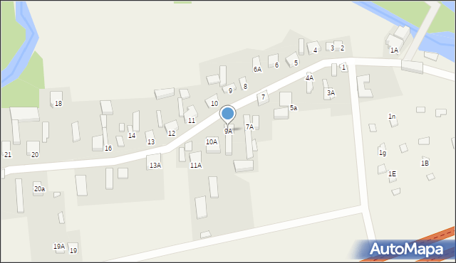 Barycz, Barycz, 9A, mapa Barycz